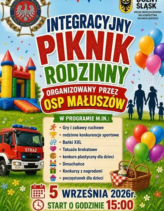 Rodzinny piknik integracyjny w Małuszowie – atrakcje dla dzieci i dorosłych