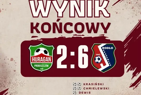 Rodełko Granowice z kompletem punktów. Wysokie wygrane pierwszej drużyny i rezerw