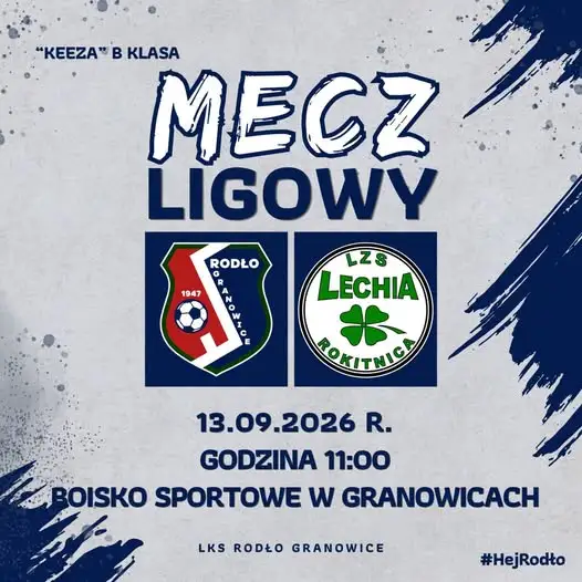 LZS Lechia Rokitnica zagra w Granowicach — mecz już 13 września