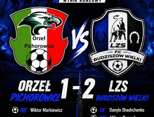 Orzeł Pichorowice 1:2 LZS Budziszów Wielki – trzy punkty po nerwowej końcówce