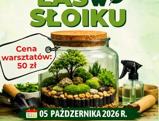 Warsztaty Lasu w Słoiku w Paszowicach – jesienna kreatywność w Centrum Kultury