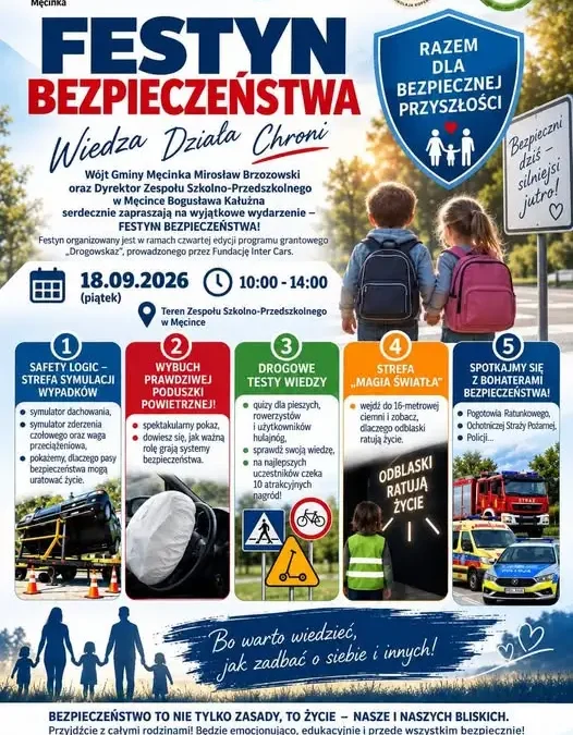 Festyn „Bezpieczna Przyszłość” w Węince – 18 września 2026