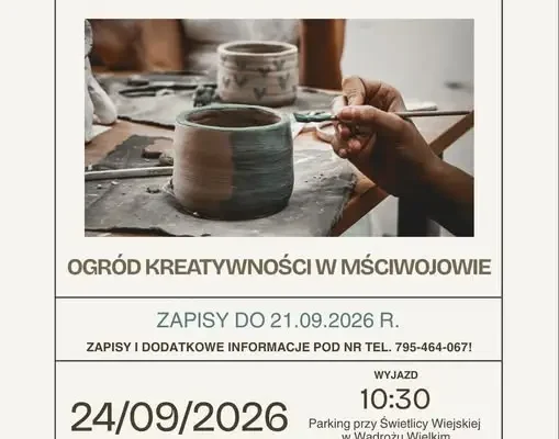 Warsztaty ceramiczne dla seniorów z gminy Wądroże Wielkie – zapisy trwają