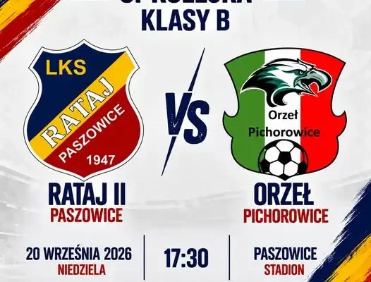 Rataj II Paszowice zagra z Orłem Pichorowice w 6. kolejce klasy B