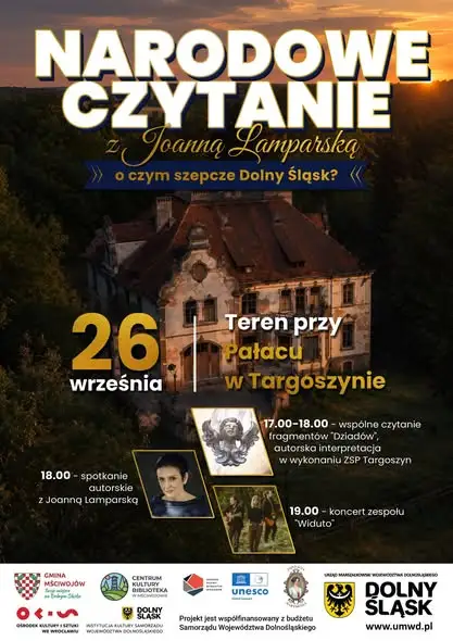 Weekend pełen atrakcji w gminie Mściwojów – jubileusz szkoły, rajd zabytkowych aut i Narodowe Czytanie