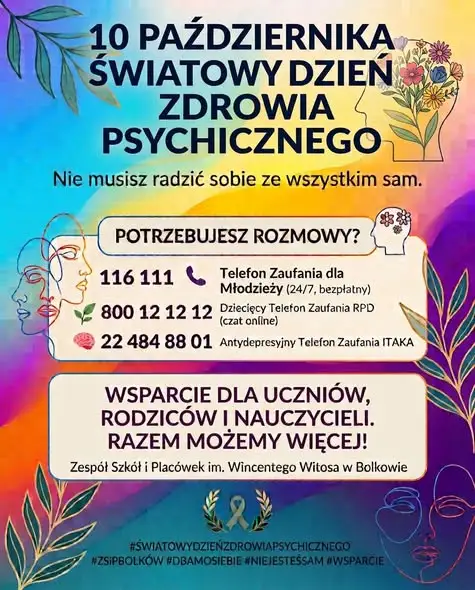 Światowy Dzień Zdrowia Psychicznego – gdzie szukać wsparcia?