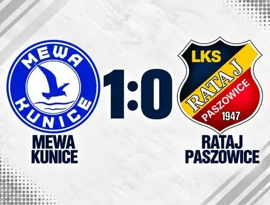 Mewa Kunice lepsza od Rataja Paszowice. Relacja z meczu