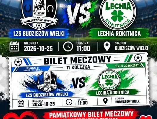 Mecz LZS Budziszów Wielki – Lechia Rokitnica: sport i pomoc dla poszkodowanych w pożarze