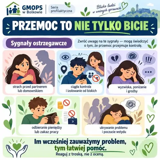 Przemoc domowa nie zaczyna się od bicia – poznaj sygnały ostrzegawcze