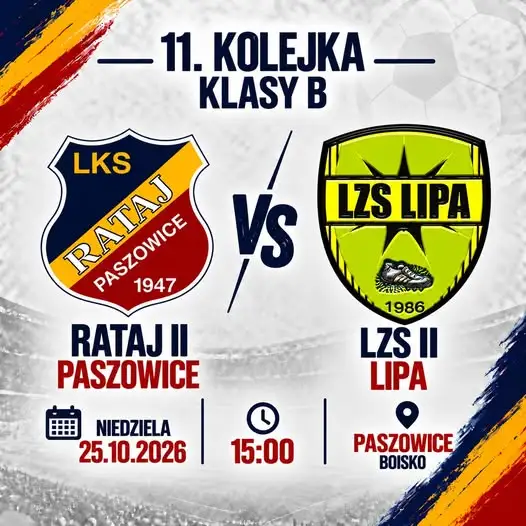 Rataj II Paszowice zagra z rezerwami LZS Lipa – zapowiedź meczu